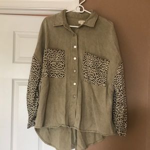 POL button down denim